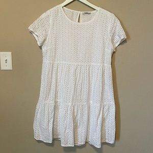 Pieces white dress